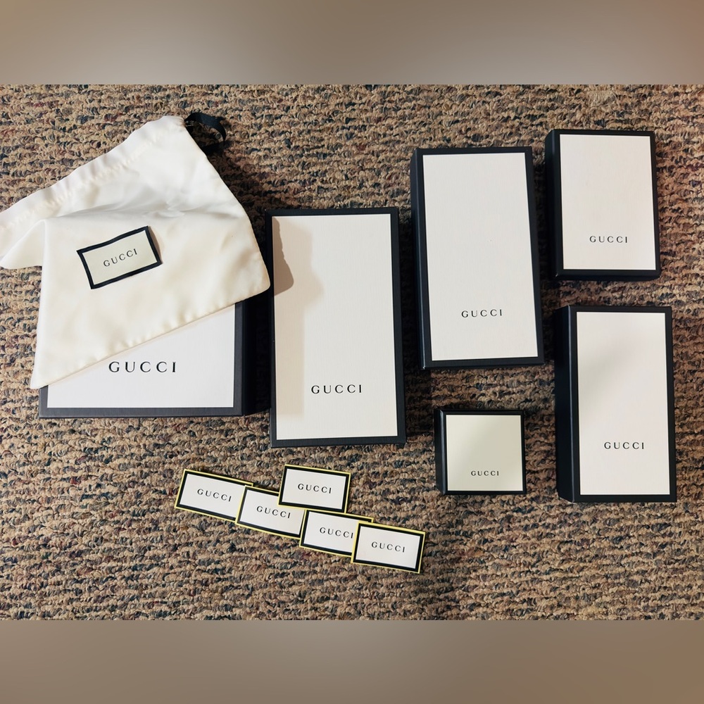 Authentic Gucci Gift Boxes